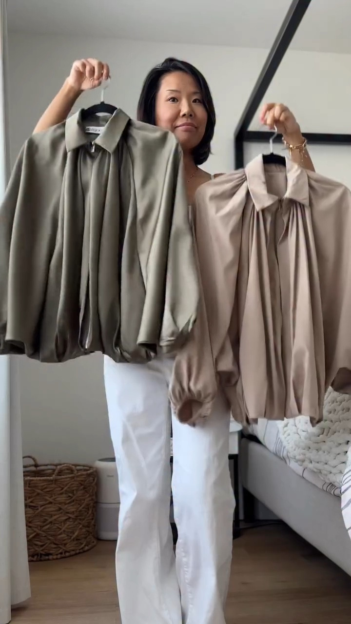 The jacket debate no one asked for…
But seriously I’m obsessed!

Link in bio and story
Comment SHOP for a direct link

#finds #steal #ootd #styleinspo #styleblogger #outfitinspiration #zara #bomberjacket #voiceover #trending 
Which team are you?

#LTKOver40 #LTKFindsUnder50 #LTKStyleTip