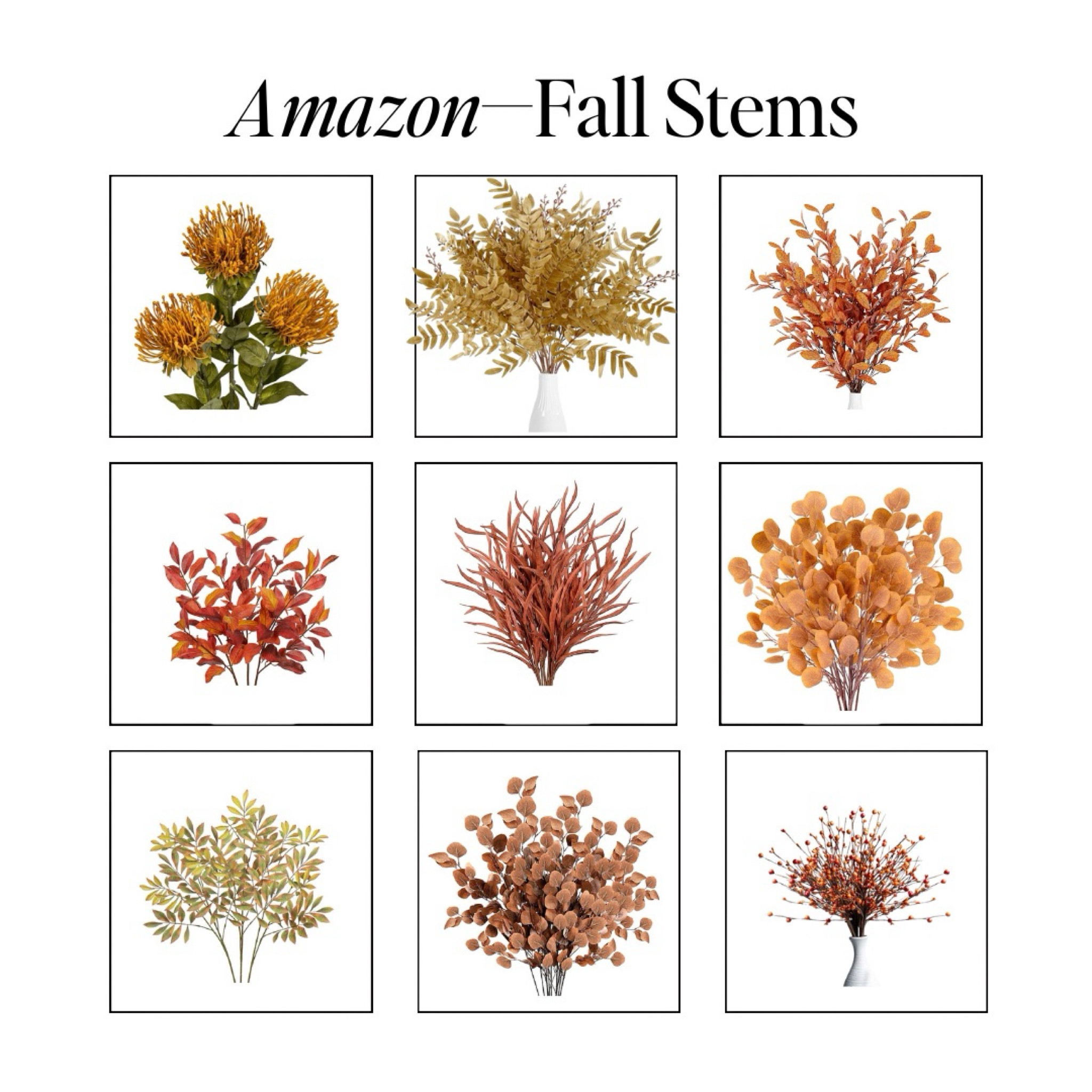 Need help picking the perfect stems for fall? 🍂 Let me guide you through choosing natural, earthy tones inspired by the beauty of the season! Say goodbye to unrealistic colors and hello to nature's palette. 🌾✨ #FallDecor #NaturalVibes #AutumnInspo #InteriorDesignTips