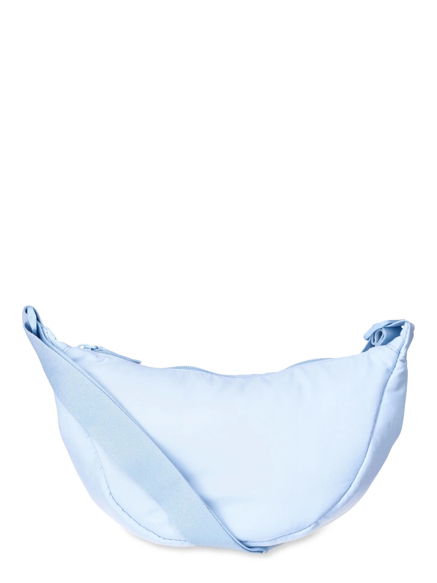 No Boundaries Crossbody Hobo Bag, Freshwater Blue, Women's | Walmart (US)