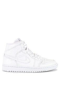 Jordan Air Jordan 1 Mid Sneaker in White from Revolve.com | Revolve Clothing (Global)