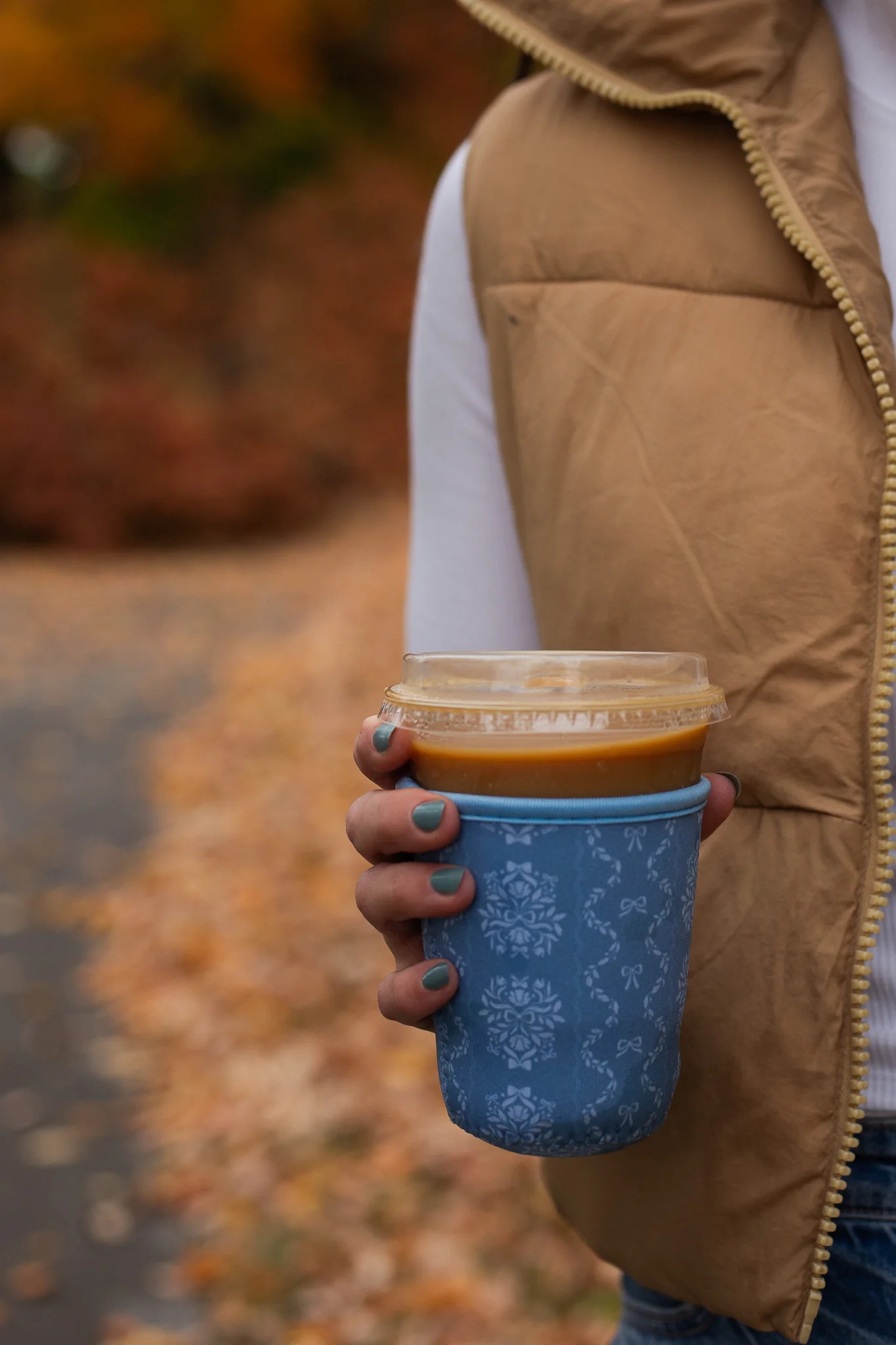 Iced Coffee Sleeve | Grace & Grandeur Bow Company