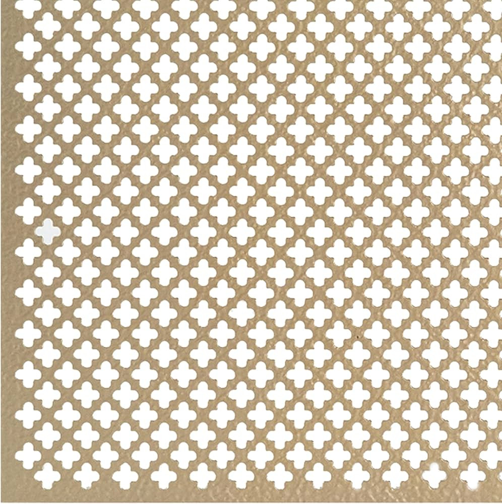 M-D Building Products 56016 Brass Aluminum Sheet Cloverleaf 12 in. x 24 in. x .020 in. for Interi... | Amazon (US)