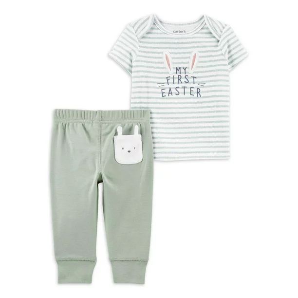Carter's Child of Mine Baby Unisex Easter Outfit Set, 2-Piece, Sizes Preemie-12M - Walmart.com | Walmart (US)