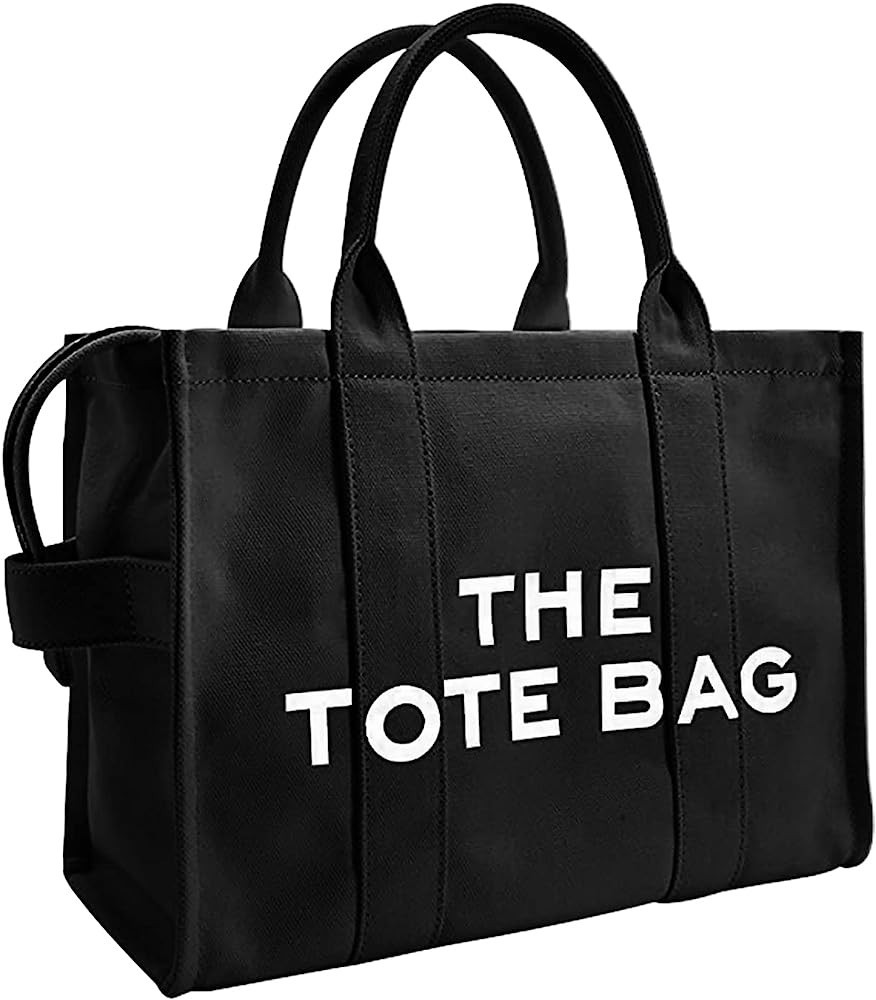 gruciso Large Tote Bag for Women, Crossbody Canvas Tote Bag, Women Shoulder Tote Bag with Zipper ... | Amazon (US)