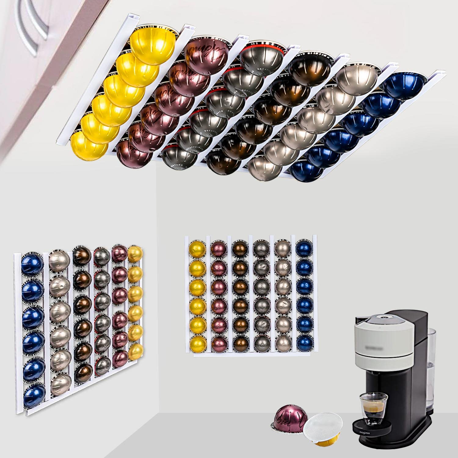 Nespresso Pods Holder for Coffee Pod Holder, k-Cup Organizer Storage on Coffee Bar Accessories An... | Amazon (US)