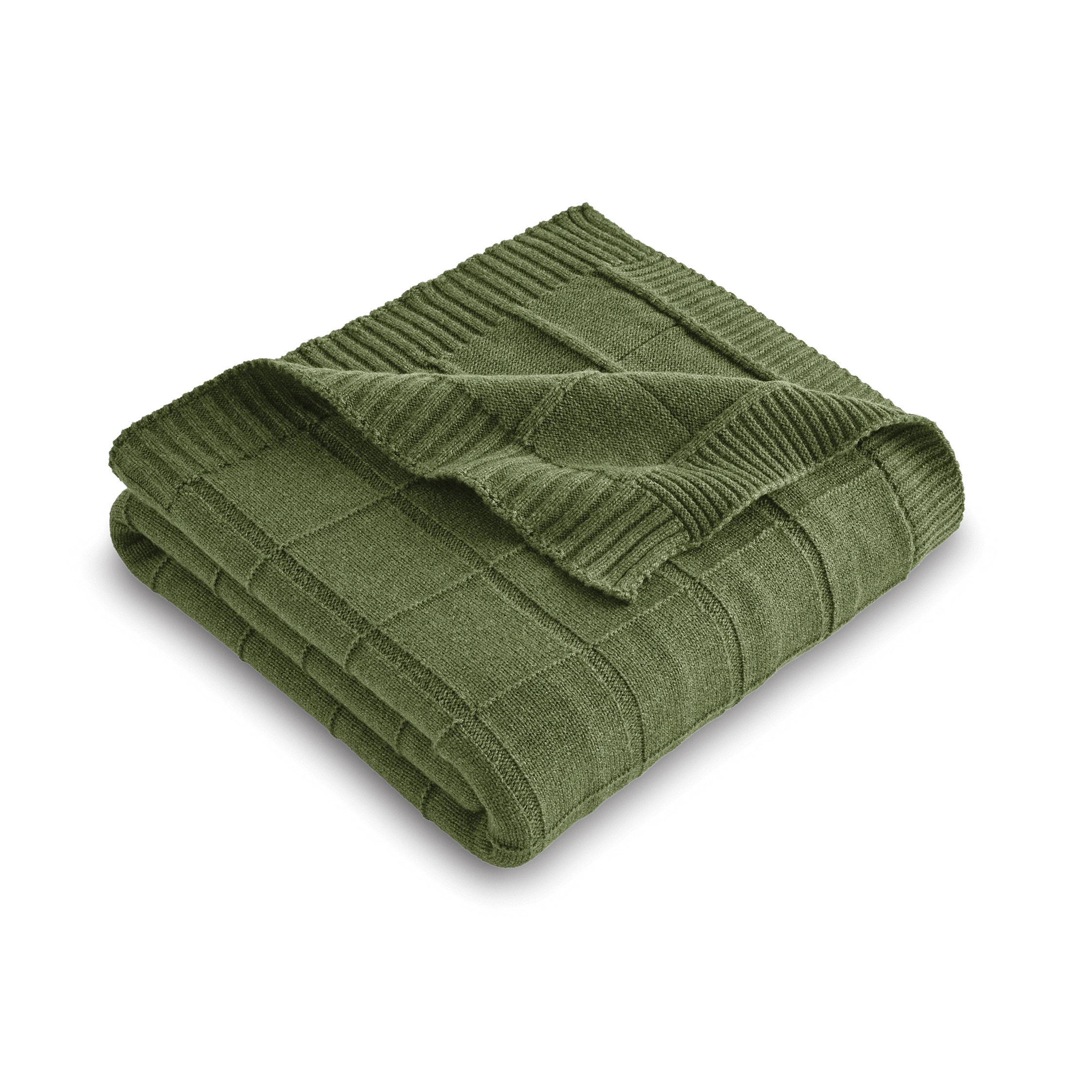 Mainstays Windowpane Oversized Couch Throw Blanket, Warm Brownie, 50 x 72 in | Walmart (US)
