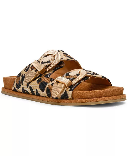 Women's Percy Double Buckle Footbed Sandals | Macy's