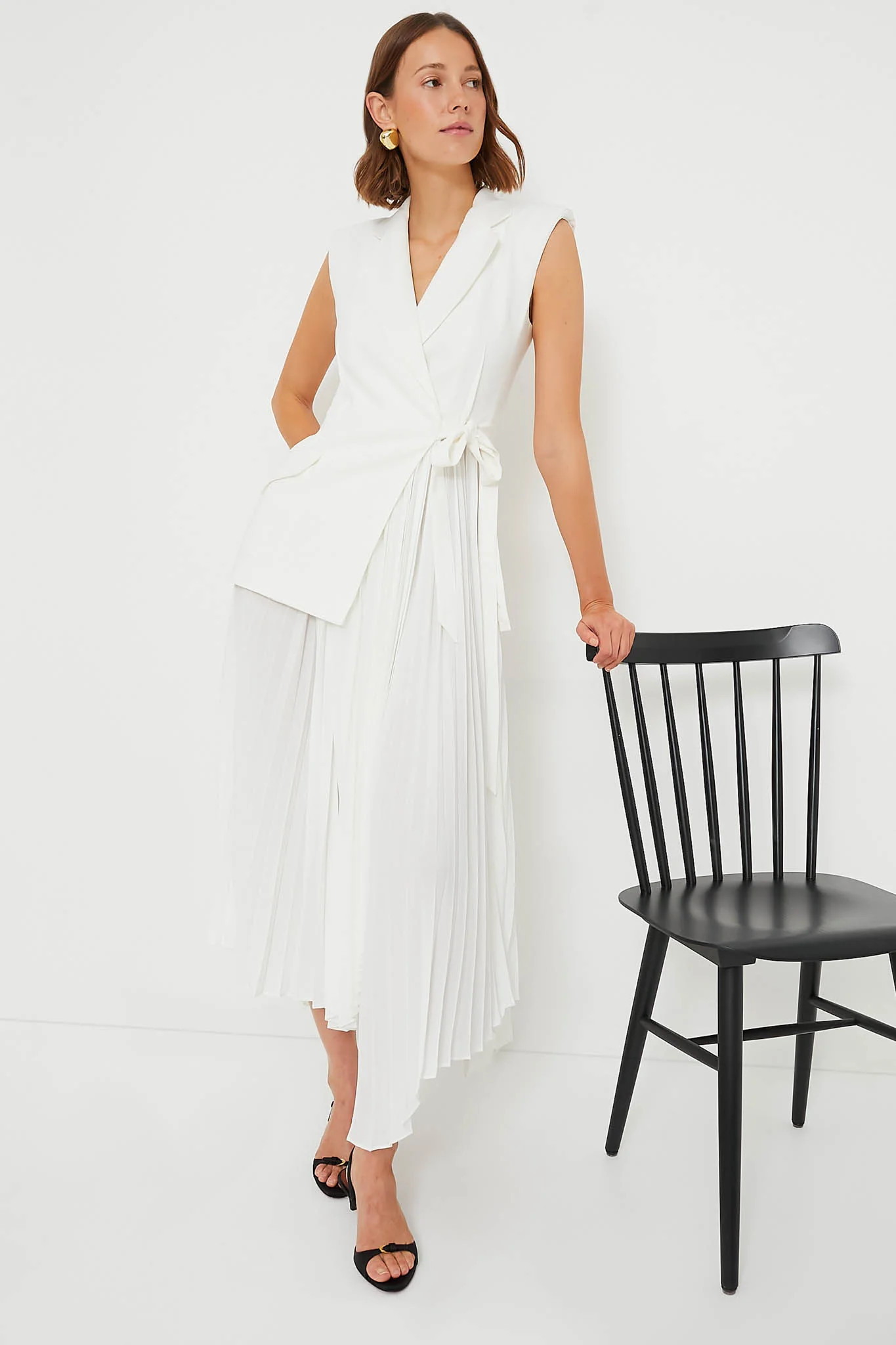 Ivory Helena Combo Blazer Dress | Tuckernuck (US)