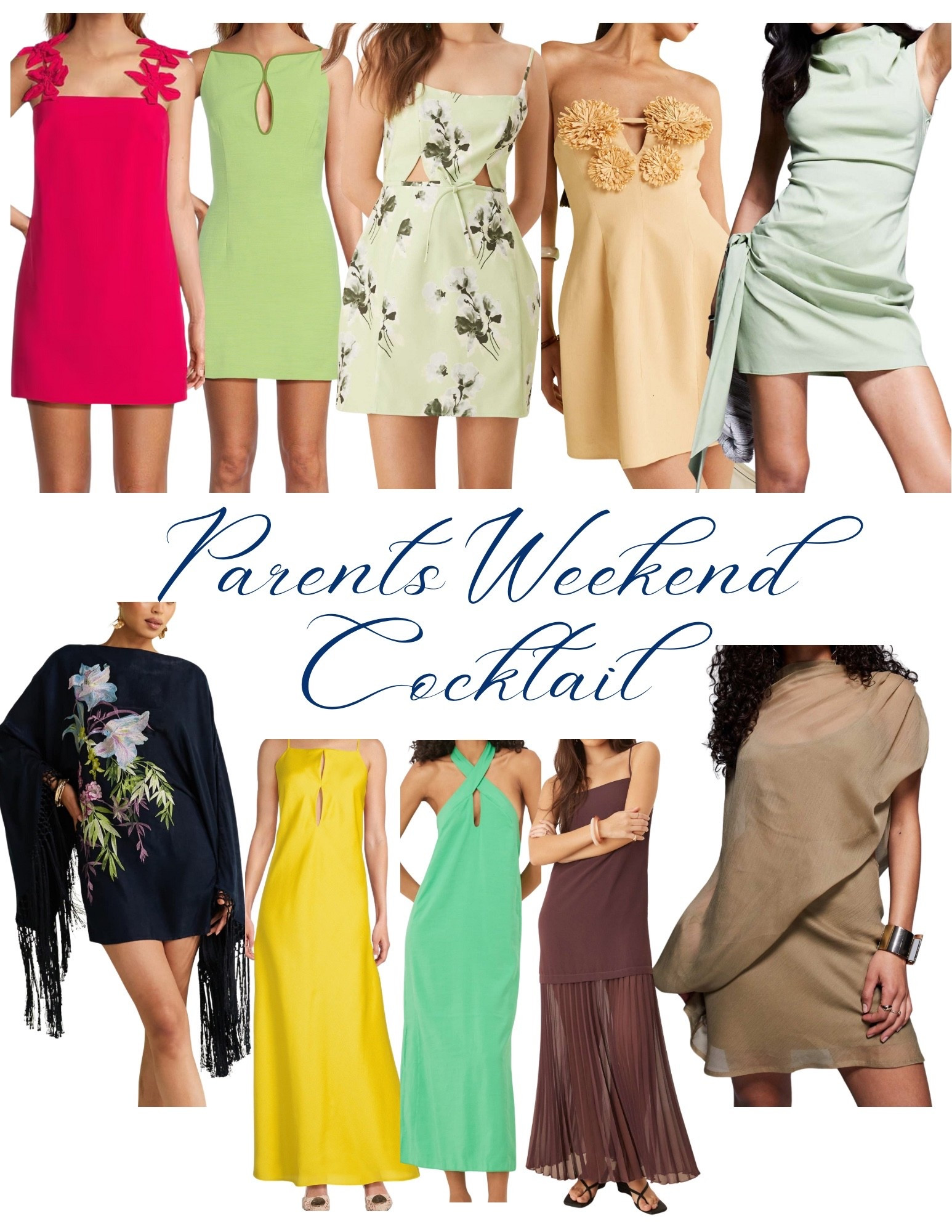 Parents weekend cocktail dresses!!!! 
-
-
Cocktail dresses dinner outfits vacation outfits fun dresses nice dress cocktail dinner vibes 

#LTKU #LTKParties #LTKSeasonal