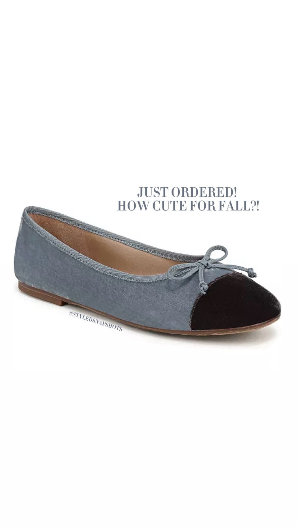 Just ordered these ballet flats, so cute for fall! Love the velvet so so much.

#LTKmomlife #LTKgrwm #LTKootd