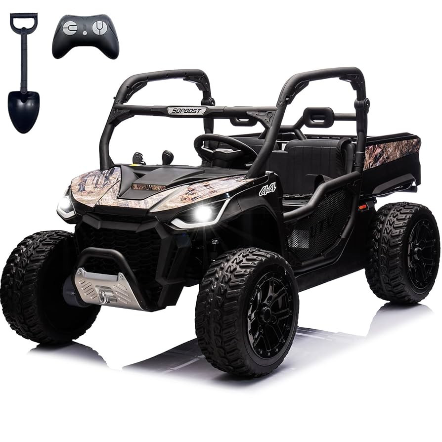 XL Ride On Dump Truck with Electric Dump Bed, 24V 2 Seater Ride on Toys Car with Remote Control, ... | Amazon (US)