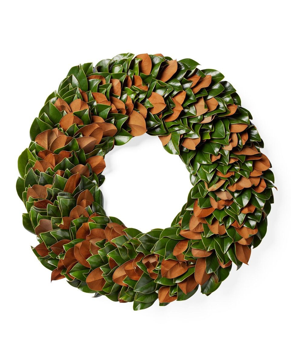 Fresh Magnolia Wreath | Serena and Lily