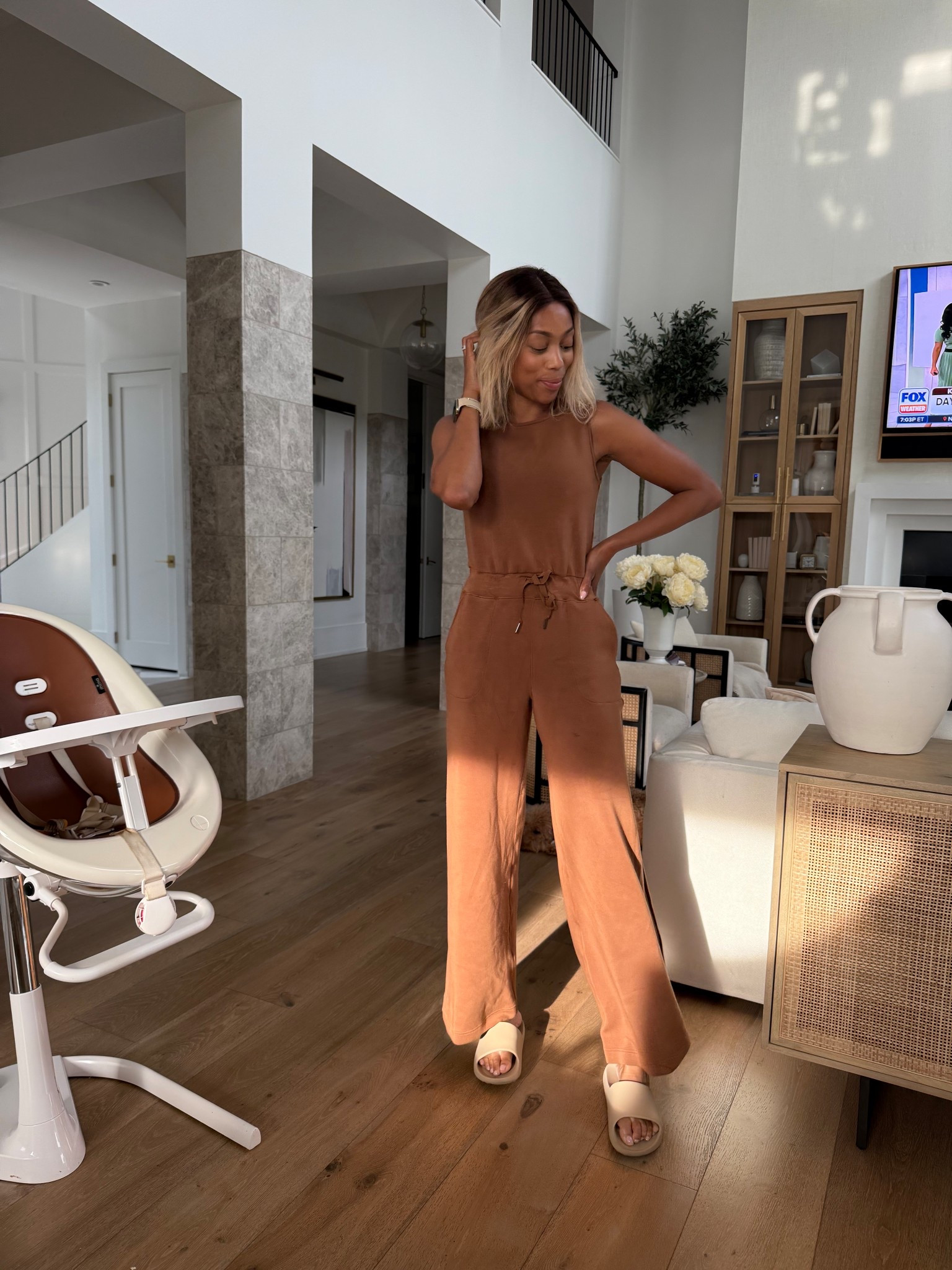 This @spanx jumpsuit is so so good! And select colors are on sale right now along with some other 🔥🔥 AirEssentials pieces!  

#LTKSaleAlert #LTKFamily #LTKStyleTip