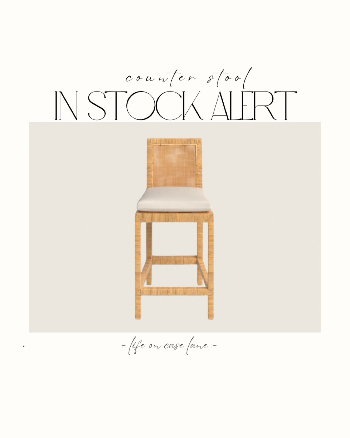 Solid wood counter stool. Finally back in stock. 

#LTKxWayDay

#LTKhome