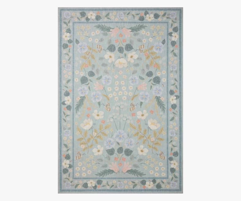 Cotswolds Willow Sky Power-Loomed Rug | Rifle Paper Co.