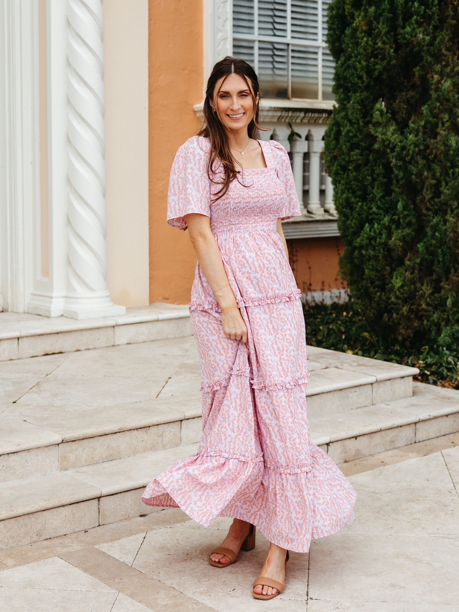 Floral puff sleeve dress from my walmart collection!

**sizing- 6, small. I sized up one for the bump!

#walmartdresses #walmartfashion #walmartoutfit #modestfashion #modestdresses 

#LTKSeasonal #LTKunder50 #LTKFind