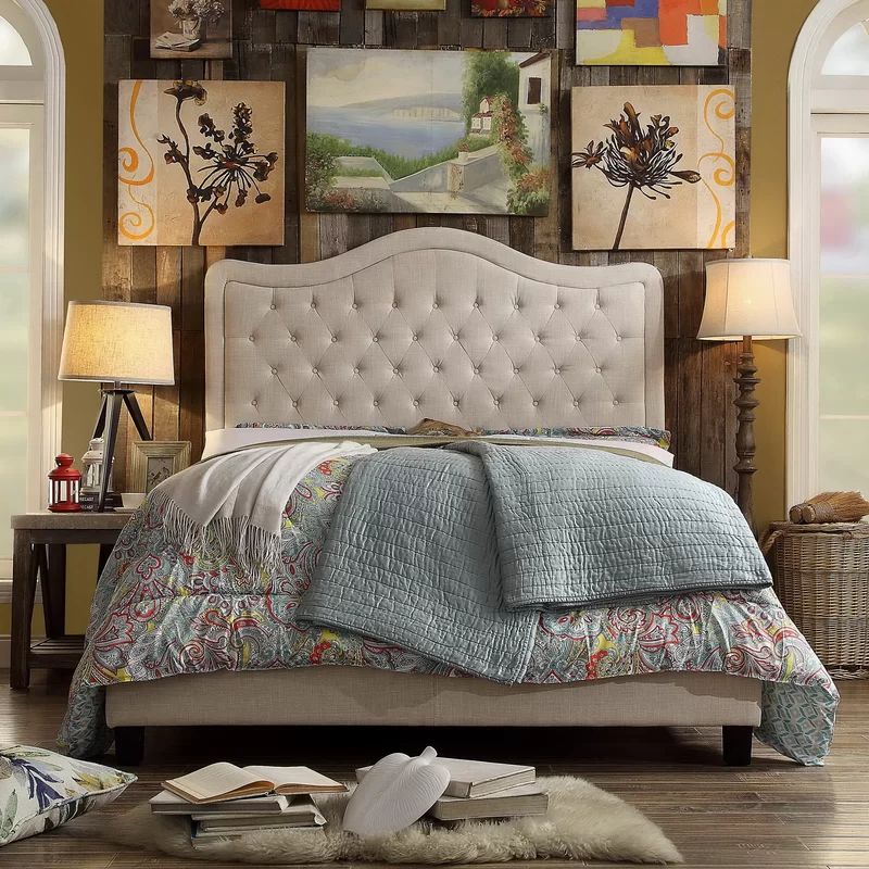 Turin Upholstered Low Profile Standard Bed | Wayfair North America