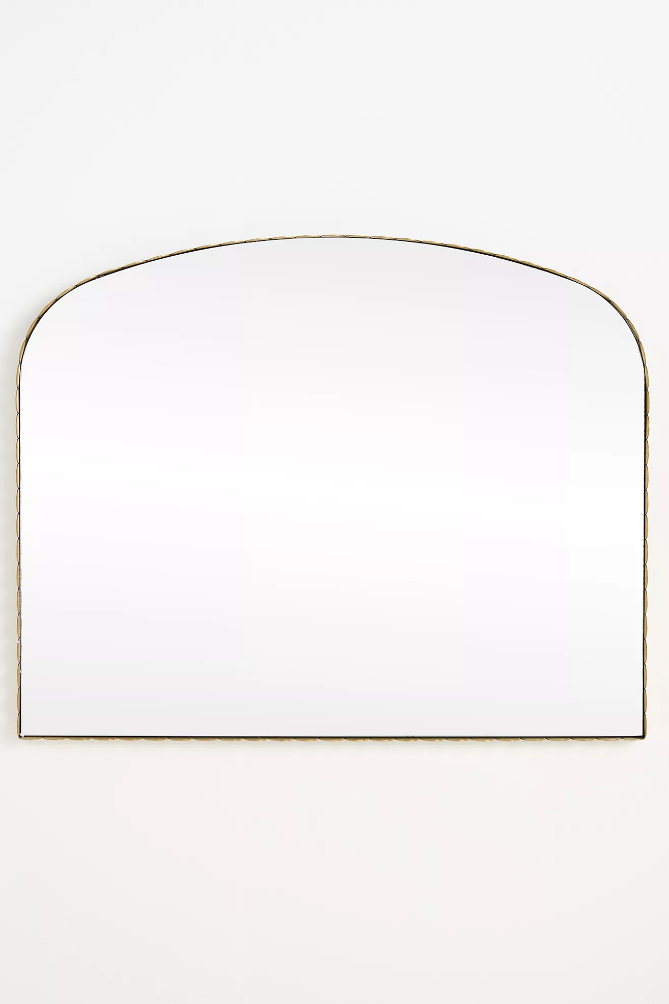 Jules Scalloped Metal Mirror | Anthropologie (US)