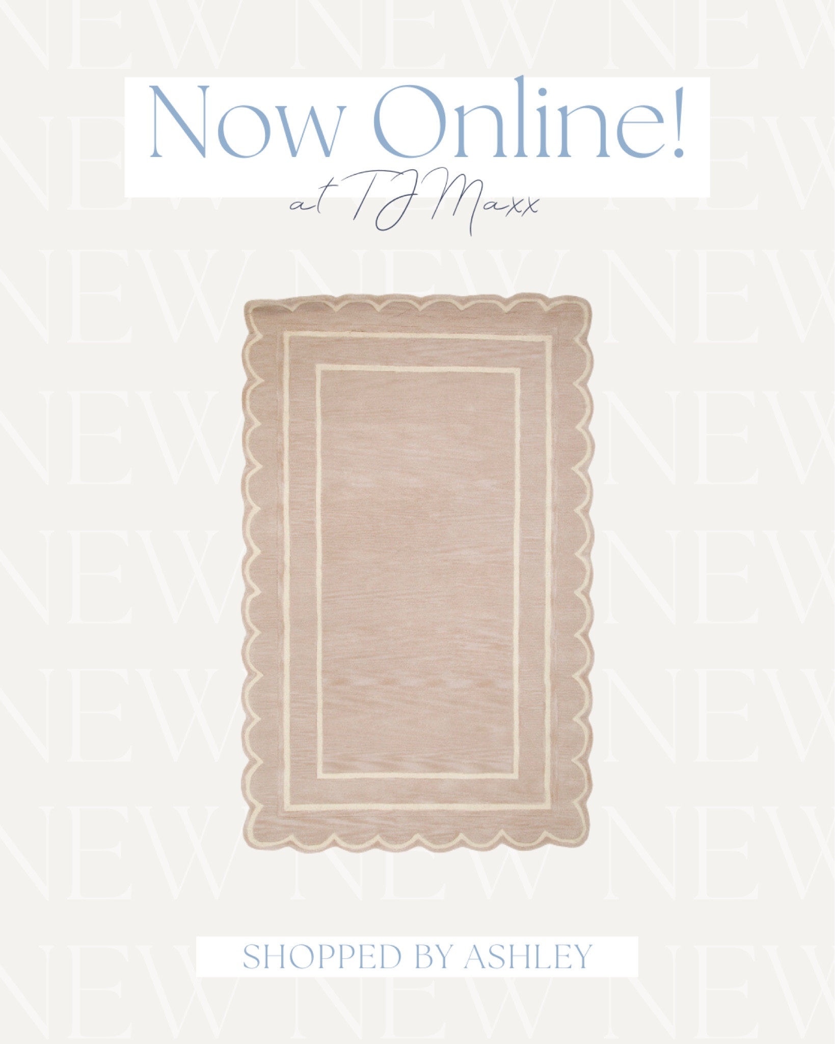 Scallop rugs FINALLY available online! 

TJ maxx, Marshalls, wool rug, scallop rug, blue and white rug, Grandmillennial, Grandmillennial style 

#LTKsalealert #LTKhome #LTKstyletip