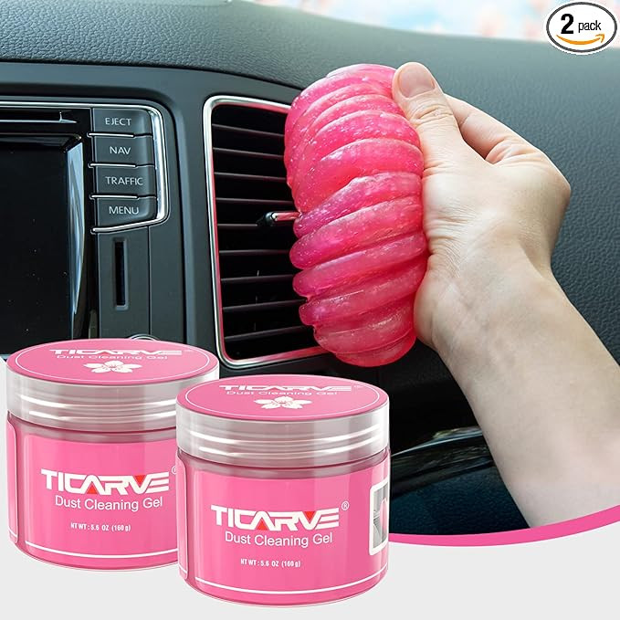 TICARVE 2Pack Cleaning Gel Car Putty Car Clean Putty Gel Auto Tools Car Interior Cleaner Car Clea... | Amazon (US)