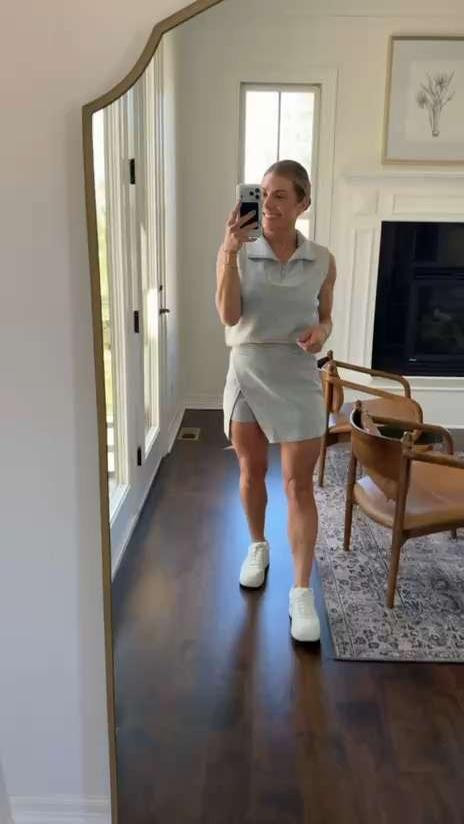 This look gives major Varley energy with its soft cutted texture and chic slit that adds personality. Neutral vibes are my forever go-to! 🤍✨☁️
#VarleyStyle #NeutralSet #AthleisureOutfit #CasualInspo #SoftMaterial #MinimalLook #ComfyChic #OutfitGoals #SpringStyle #LTKFinds 

 #LTKootd #LTKActive