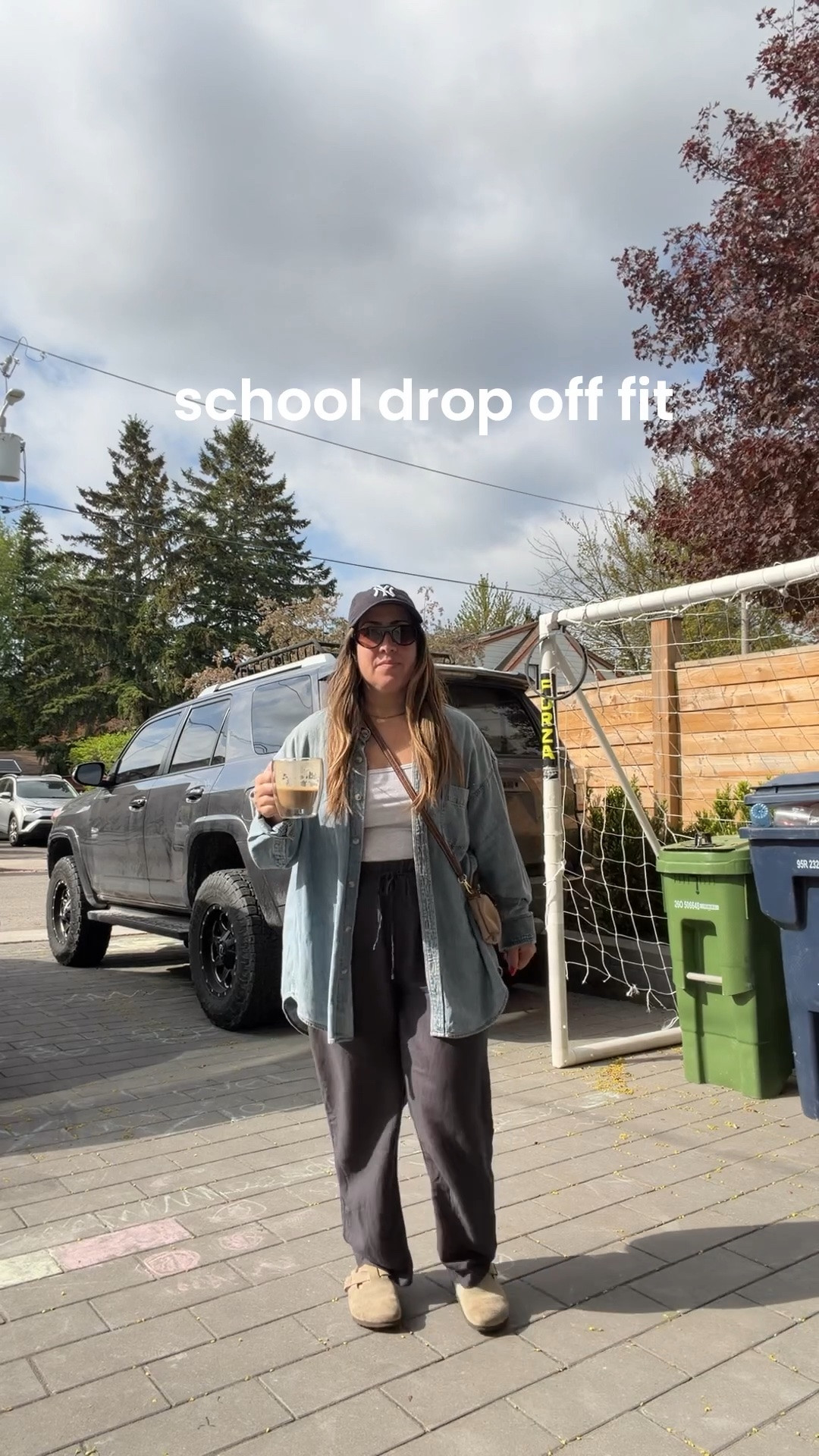 linen pants + a homestretch tank + a denim shirt 🤍

this is the outfit formula i reach for over and over again because it always works 😭✨

easy
comfortable
put together
and perfect for real life mom days

everything linked on my LTK 🤍

linen blend pants h&m last year linking similar 
everything else exact
size L in linen pants
size M in tank top
Size M in denim shirt

#LTKcanada #LTKpetite #LTKstyletip