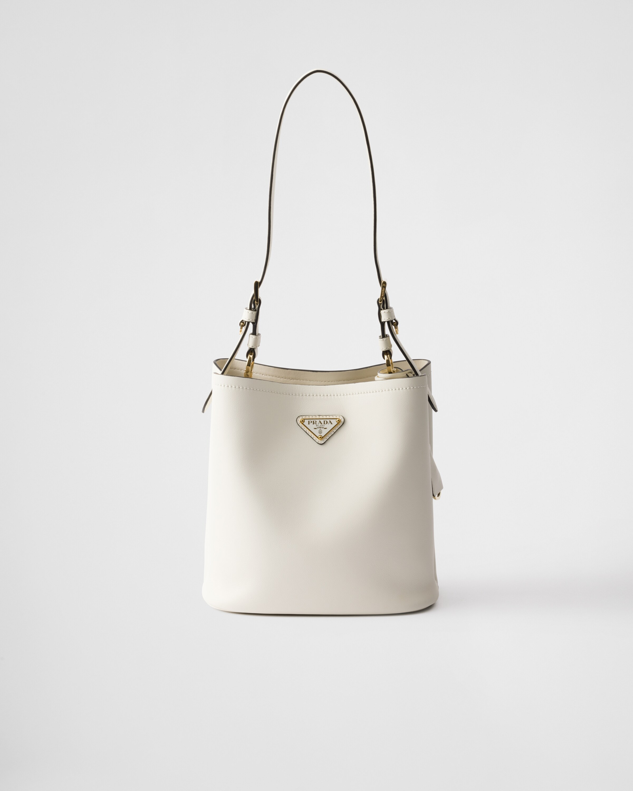 Medium leather bag | Prada US