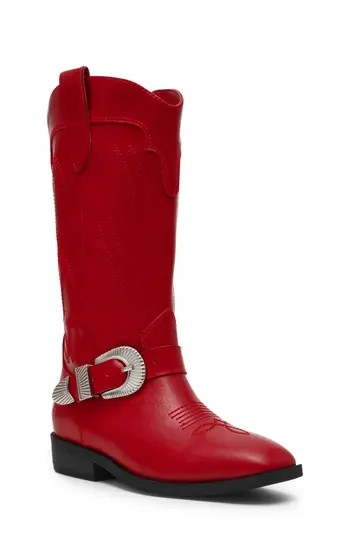 DV by Dolce Vita Sanjae Western Boot in Red at Nordstrom Rack, Size 2 M | Nordstrom Rack