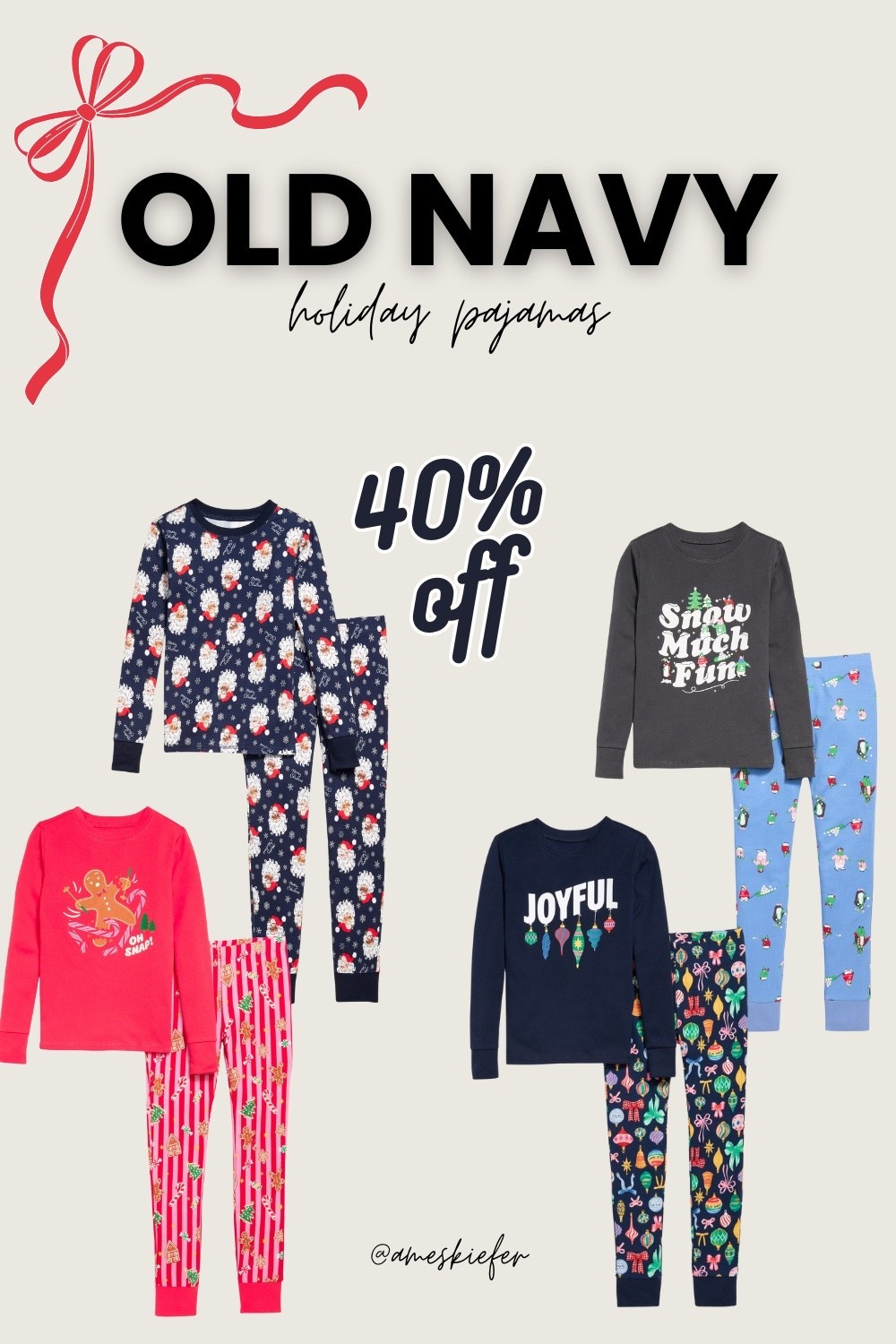 Koran of cute holiday pajamas 40% off now through 11/11!!

#LTKSeasonal #LTKHoliday #LTKFamily