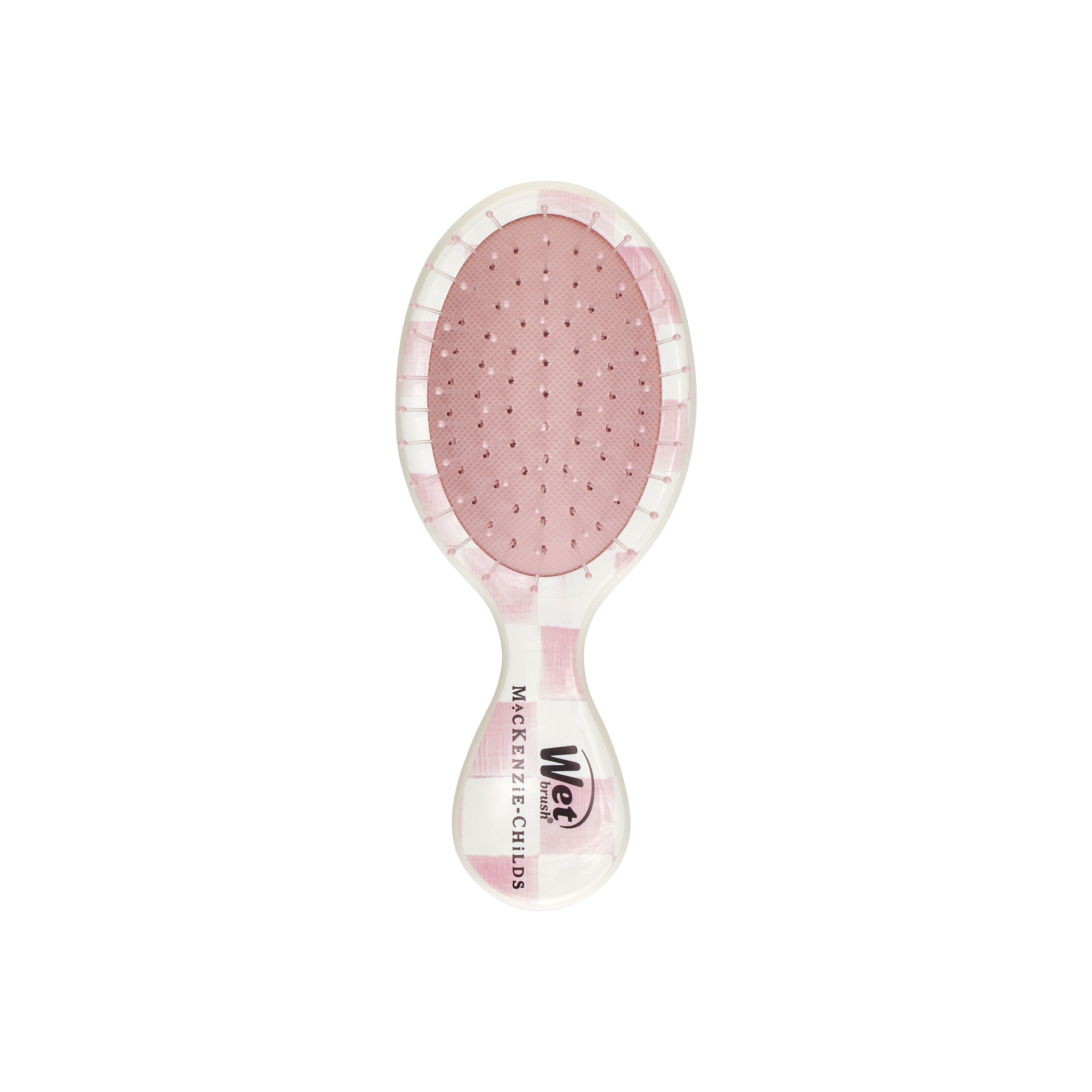 MC x Wet Brush Rosy Check Mini Detangler Brush | MacKenzie-Childs