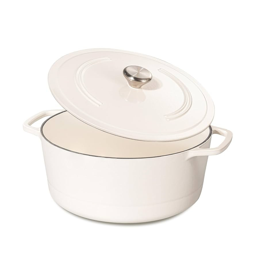 Chef Power Dutch Oven Pot with Lid 6QT, Enameled Cast Iron Dutch Oven for Bread Baking, Braising,... | Amazon (US)