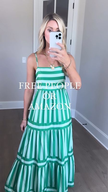 Free people inspired looks from Amazon! The first dress is even better in person! Lots of great casual/mom style looks. More colors in all. Size small in all. 

#LTKFindsUnder50 #LTKStyleTip #LTKVideo