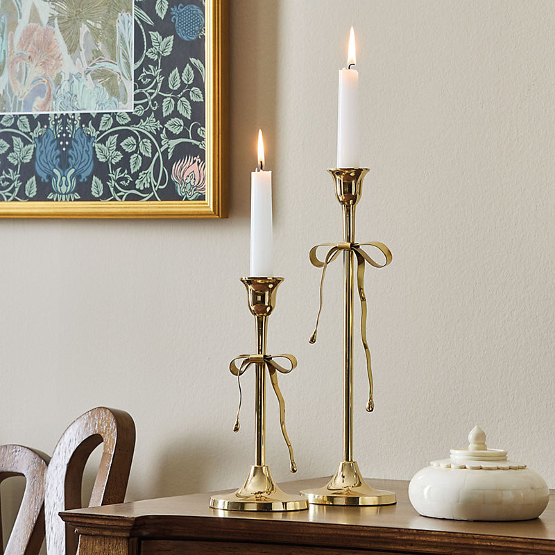 Bow Taper Candleholder - Short - Ballard Designs | Ballard Designs, Inc.