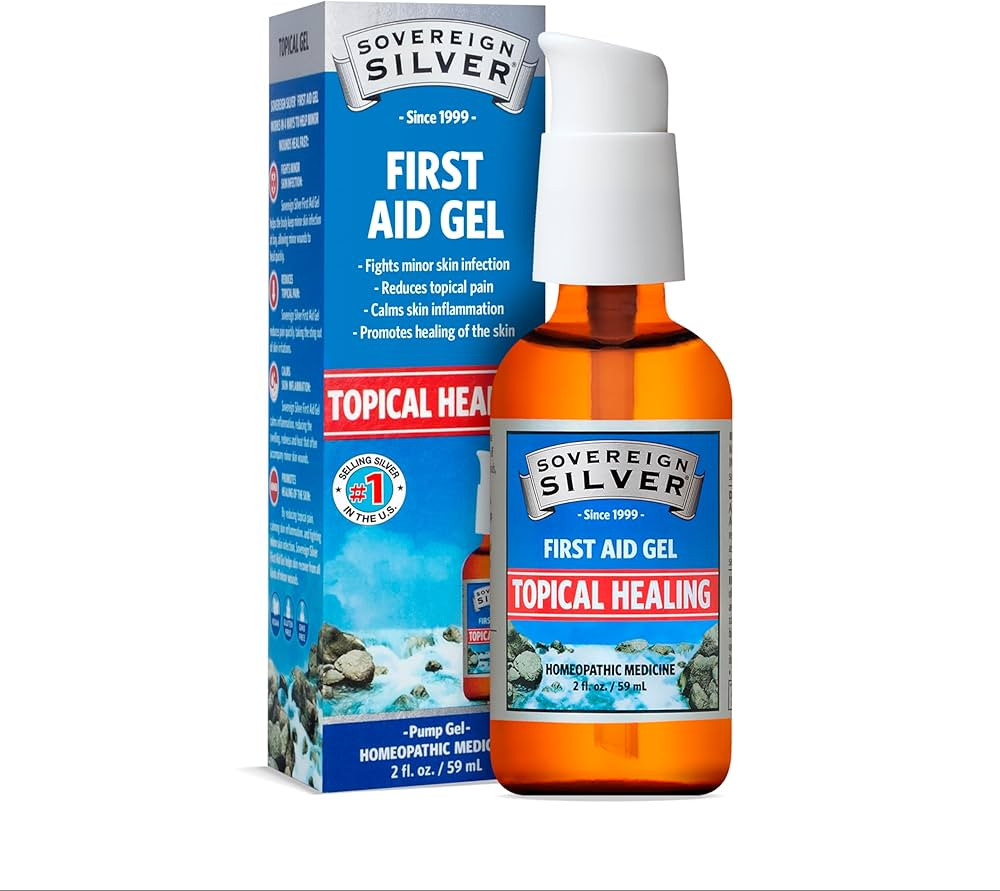 Sovereign Silver First Aid Gel – Topical Healing Homeopathic Medicine, 2 oz. | Amazon (US)