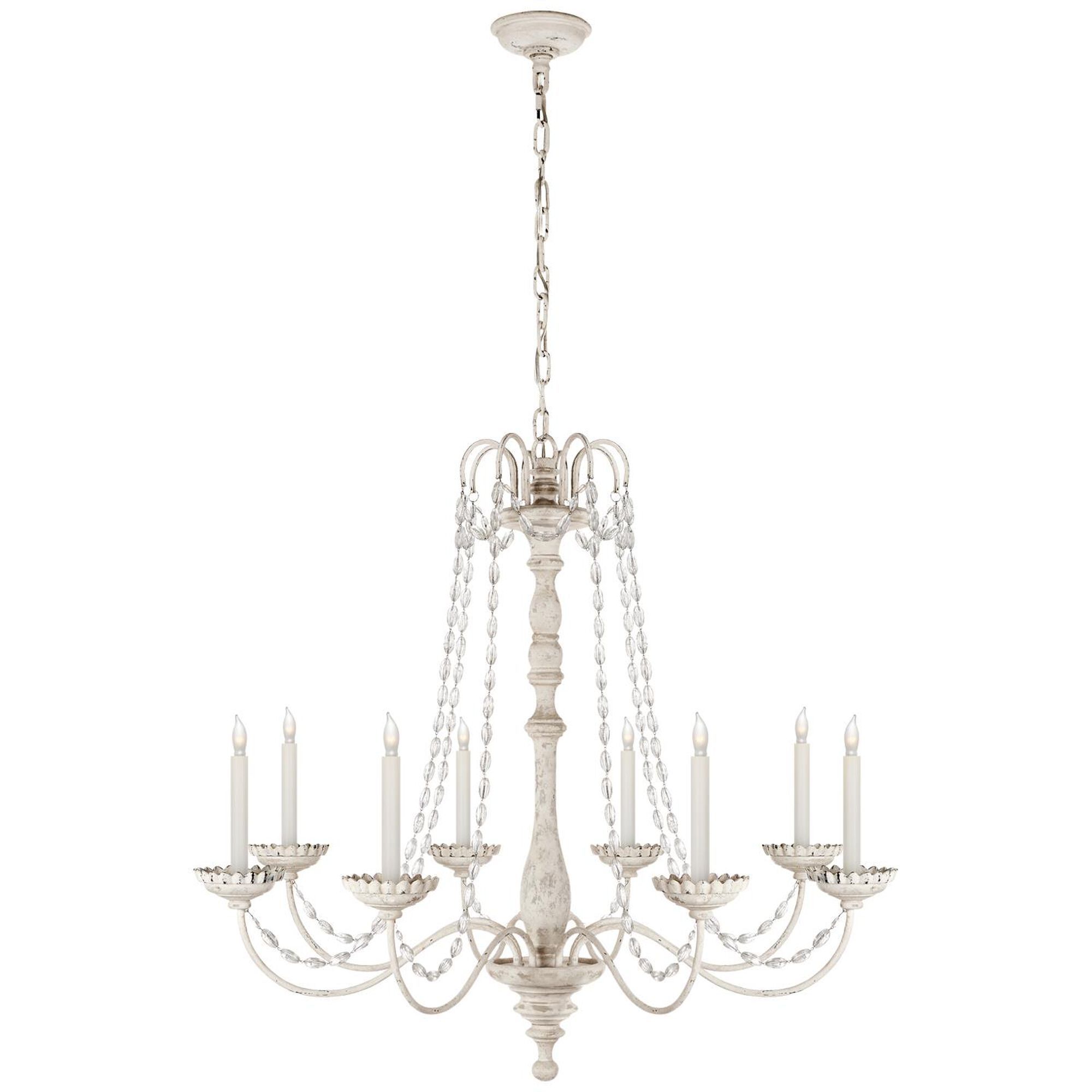Chapman & Myers Flanders 36 Inch 8 Light Chandelier by Visual Comfort Signature Collection | 1800 Lighting