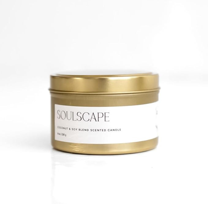 Relaxation Candle | “SoulScape” Inspirational Candle 60-Hour Clean Burning Coconut and Soy Ca... | Amazon (US)
