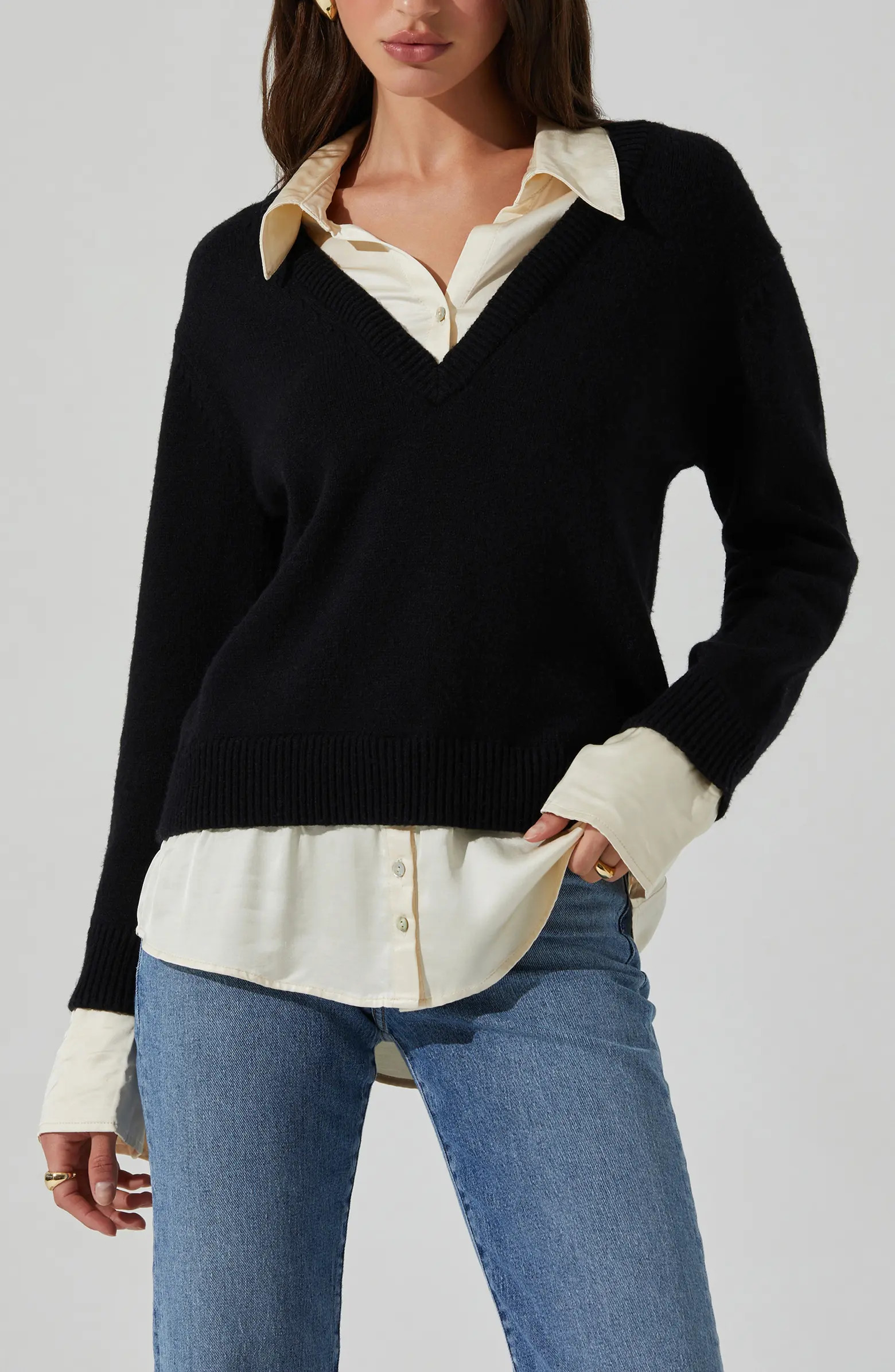 ASTR the Label Jianna Layered Sweater | Nordstrom | Nordstrom