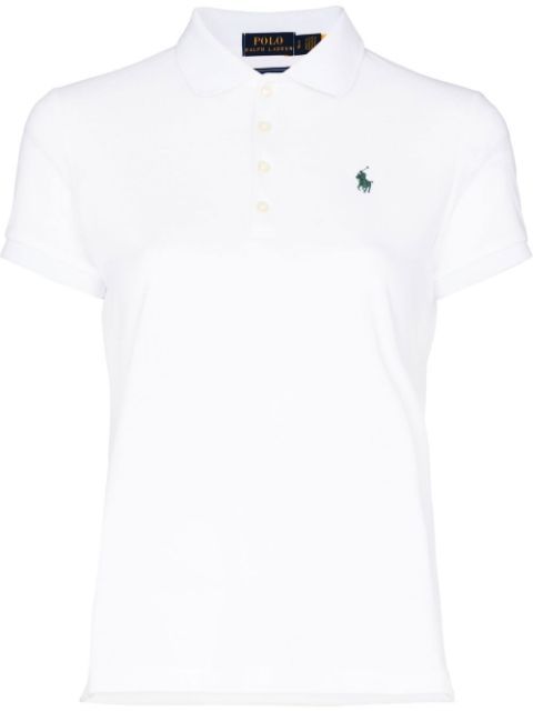 logo-patch short-sleeve polo shirt | Farfetch Global