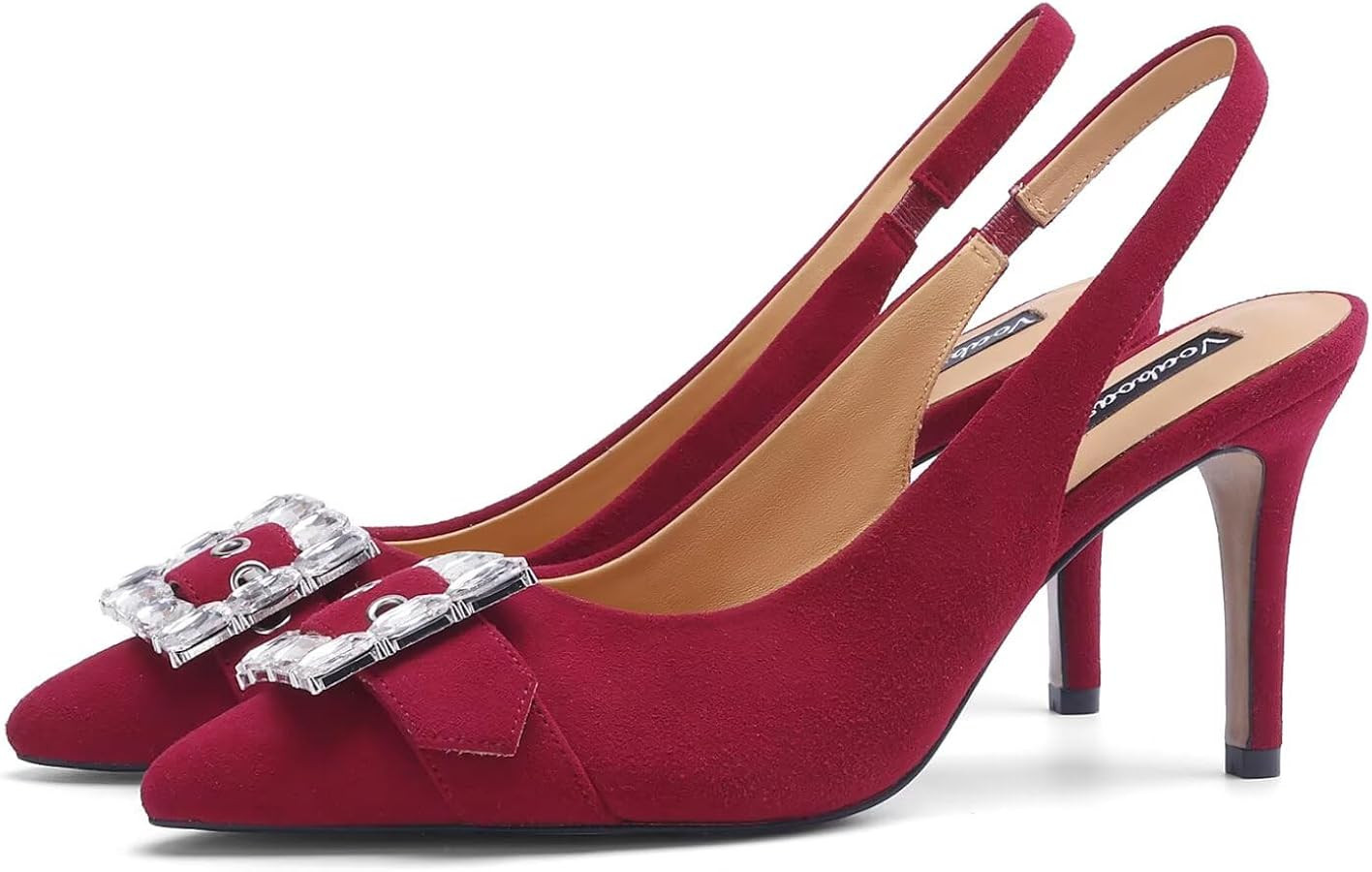 Kitten Heels for Women Closed Toe Heels Women's Pumps Shoes for Wedding, Party, Daily Commuting | Amazon (US)