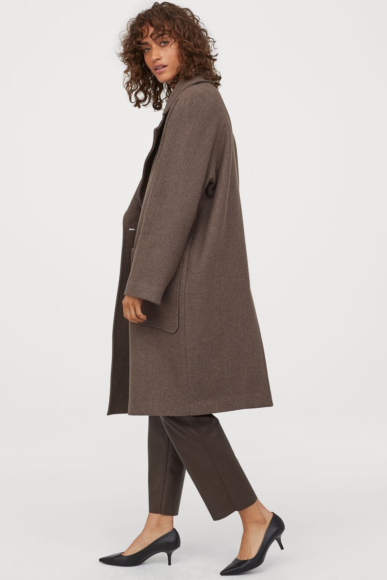 Wool-blend coat | H&M (UK, MY, IN, SG, PH, TW, HK)