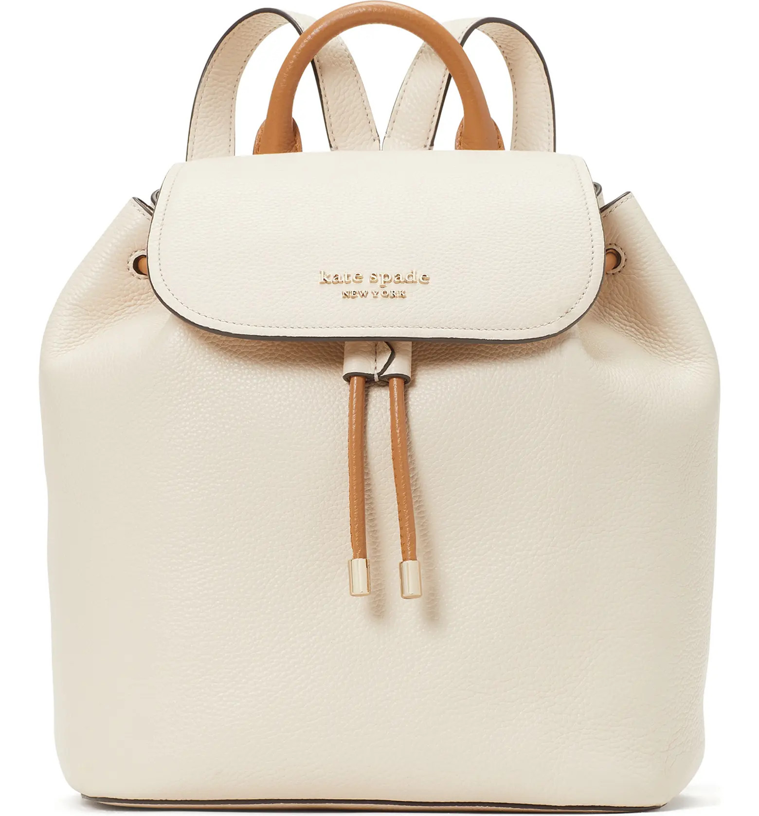 kate spade new york sinch pebbled leather medium flap backpack | Nordstrom | Nordstrom