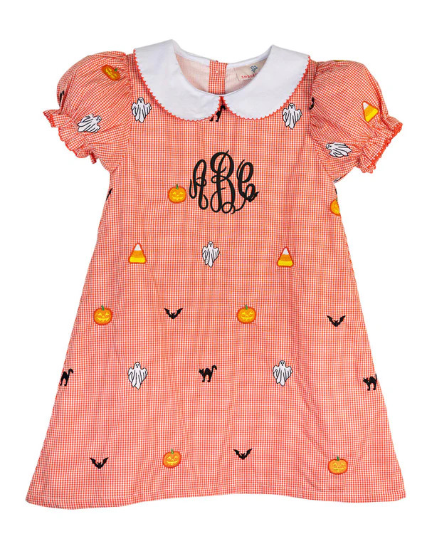Halloween Embroidery Dress | Smockingbird Kids