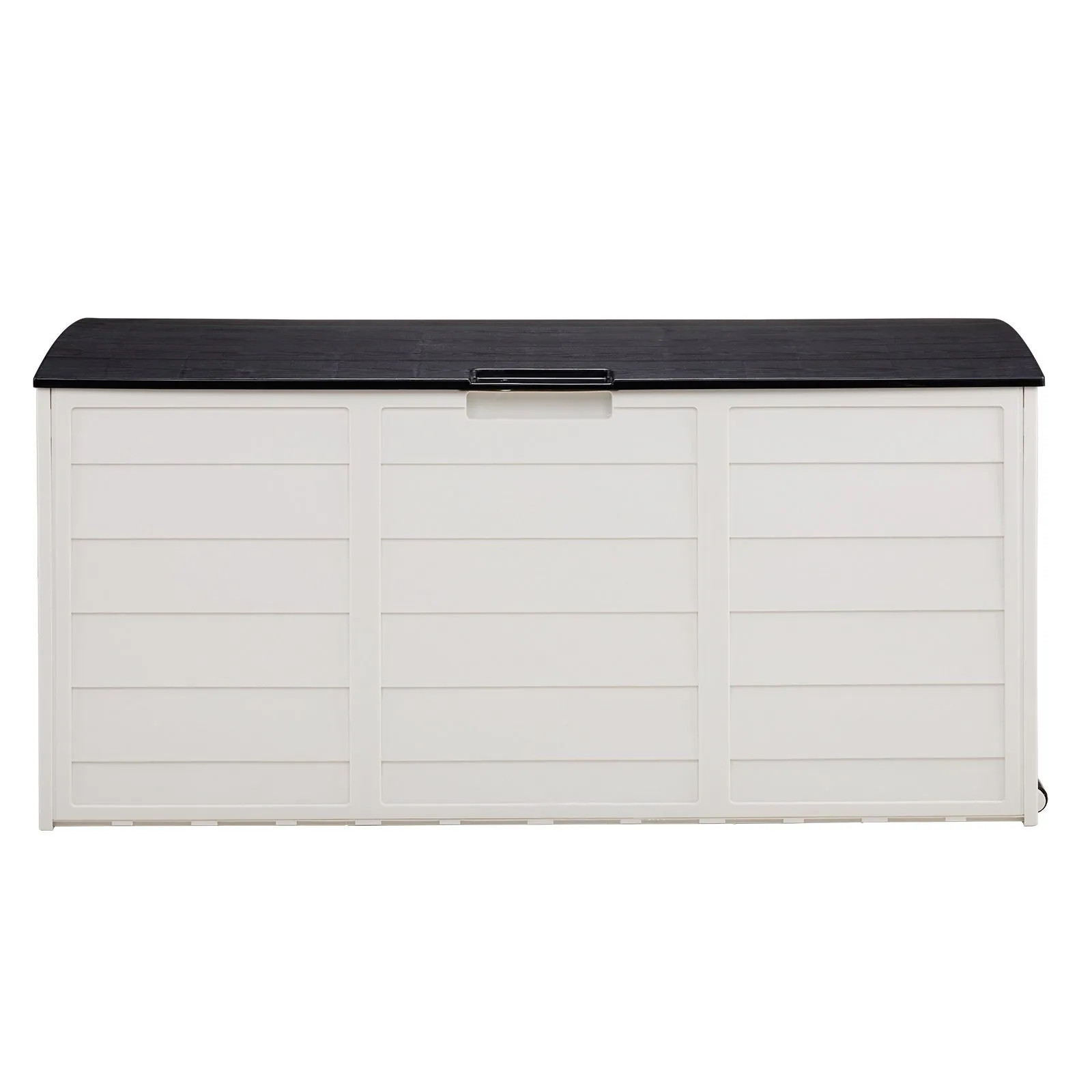 Tatayosi 75 Gallonlon Weather-Resistant Outdoor Storage Deck Box 130LB Capacity Gray Plastic Patio Organizer with Lockable Lid and Easy-Lift Hinges | Lowe's