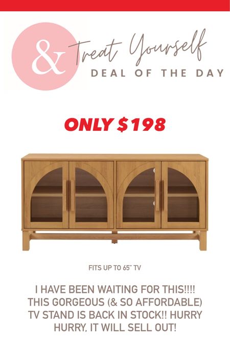 $198 TV Stand from Walmart