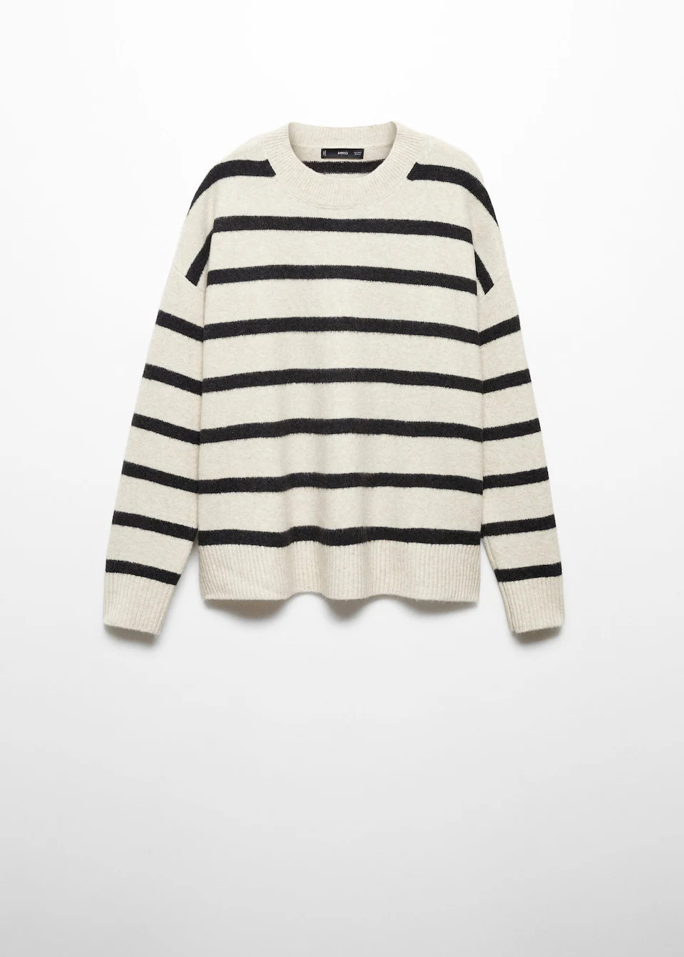 Camisola riscas gola redonda -  Mulher | Mango Portugal | Mango PT