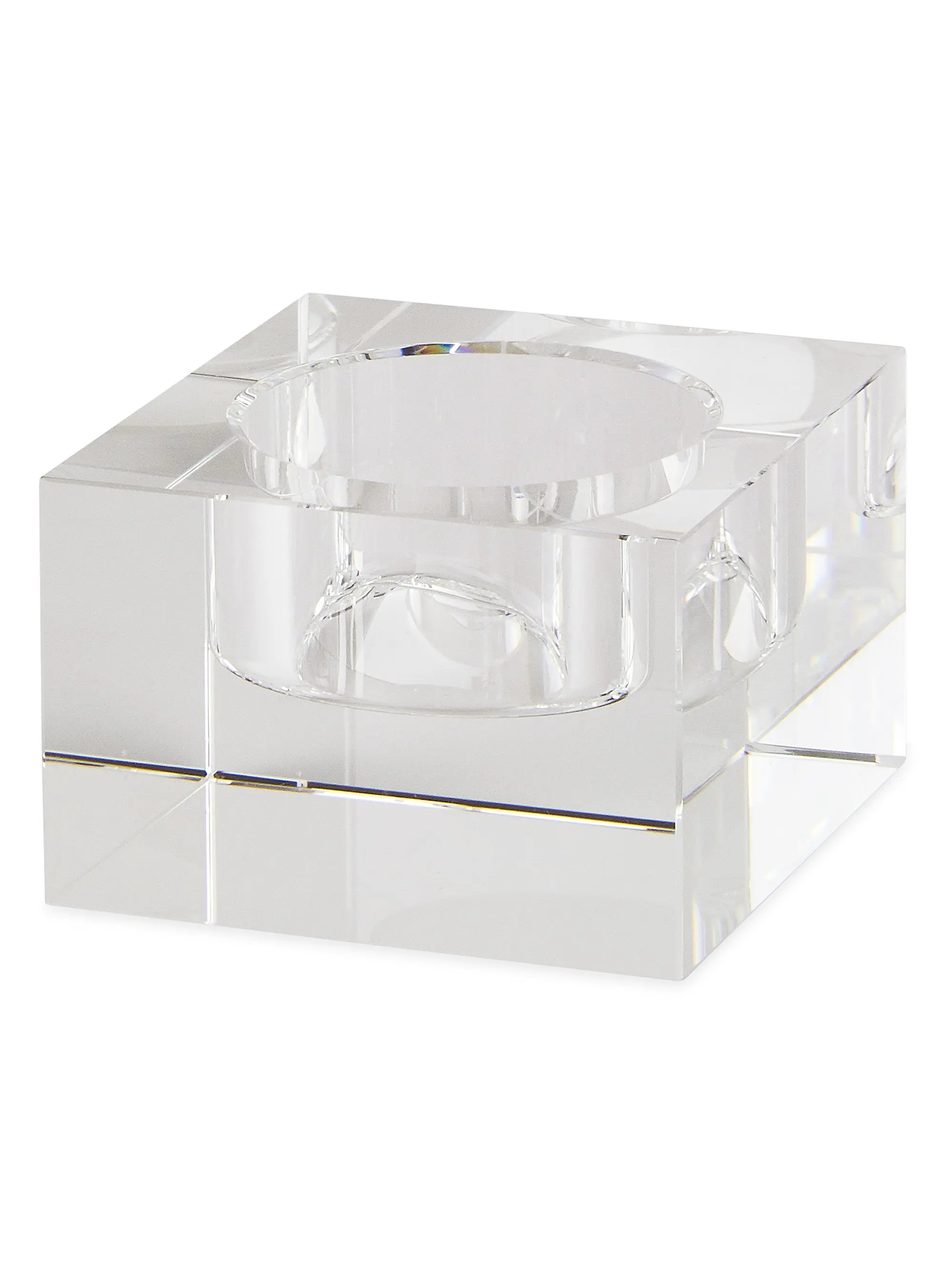 Clear Crystal Tealight Holder | Saks Fifth Avenue