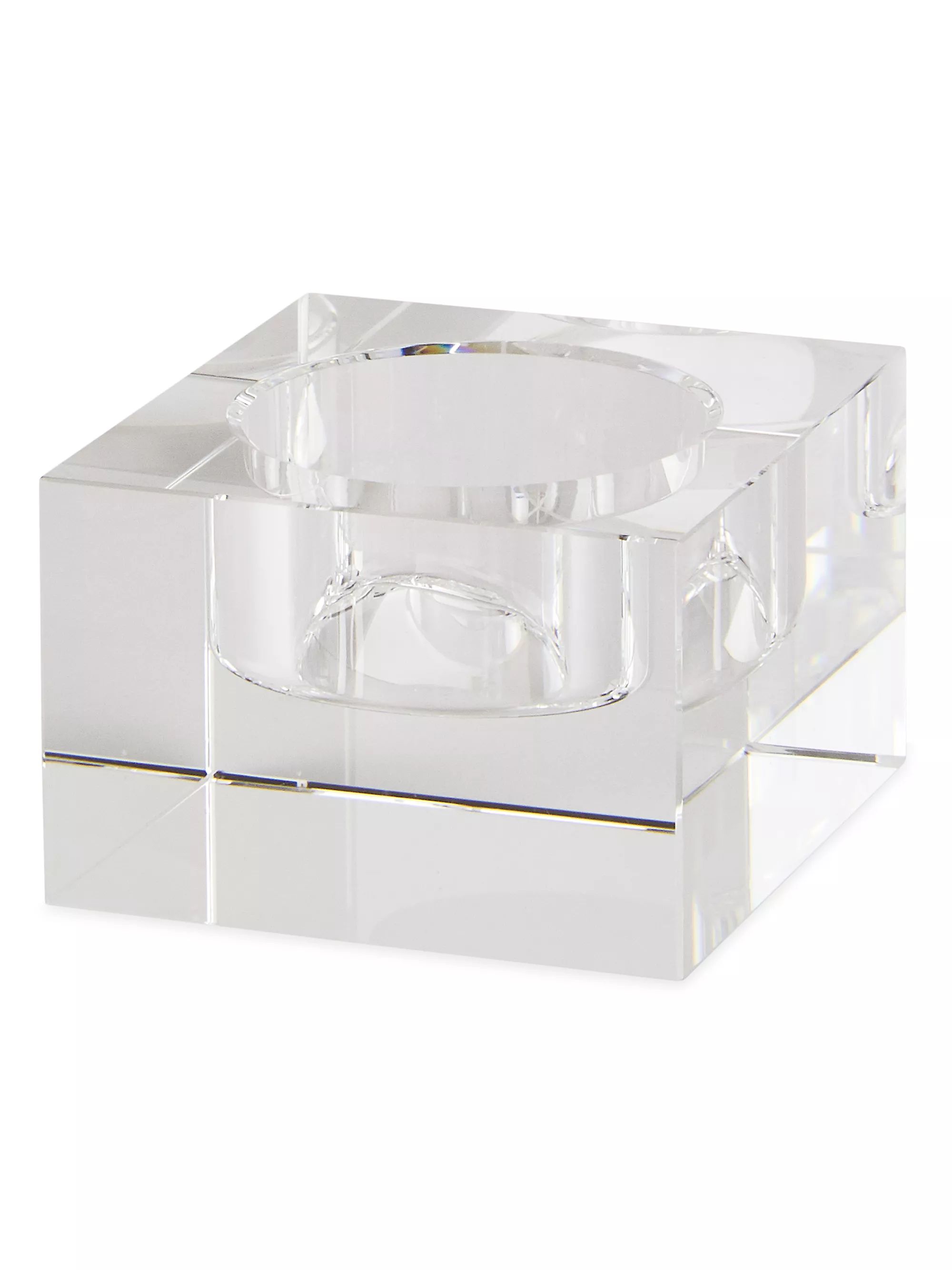 Clear Crystal Tealight Holder | Saks Fifth Avenue