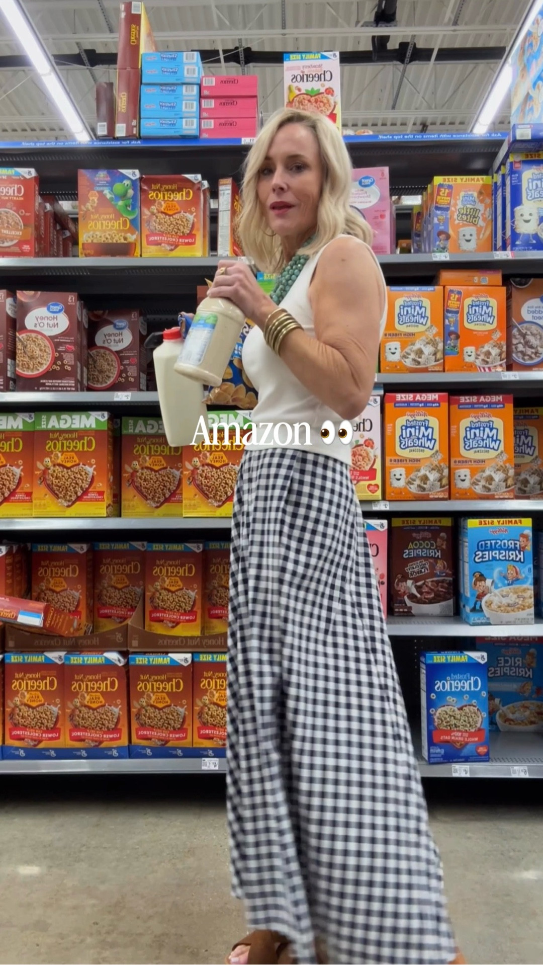 Don’t tell Walmart… but I came in to pick up a few things and ended up showing you Amazon again 🙈

Because explain to me why this skirt looks like something I’d grab at Anthro… but it’s actually a fraction of the price??

I was just minding my business (very convincingly, I might add)… and just had to share 😂

The print is so good. It’s one of those pieces that instantly makes your outfit feel more styled without even trying. And it’s lightweight, easy to wear, and actually comfortable (which we love).

It comes in a ton of colors… and yes, I’m in my true size.

This is the kind of piece you throw on with a simple top and it just works—errands, lunch, travel… all of it.

Also feels like something you’d pack for a trip and end up wearing on repeat without even thinking about it.

And if you see me in the grocery aisle doing this like it’s totally normal… just go with it 😂

Didn’t want y’all to miss this one.



#LTKOver40 #LTKootd #LTKTall