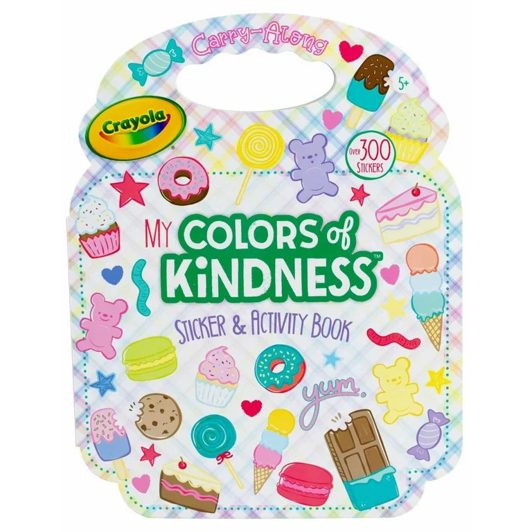 Crayola: My Colors of Kindness Sticker and Activity Purse, 80 pages (Paperback) | Walmart (US)