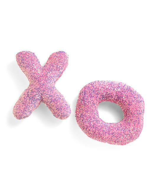 2pk Iridescent Shaped Xo Pillows | TJ Maxx